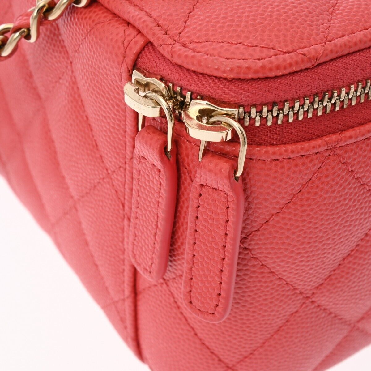 Chanel Matrasse Chain Vanity Pinkorange