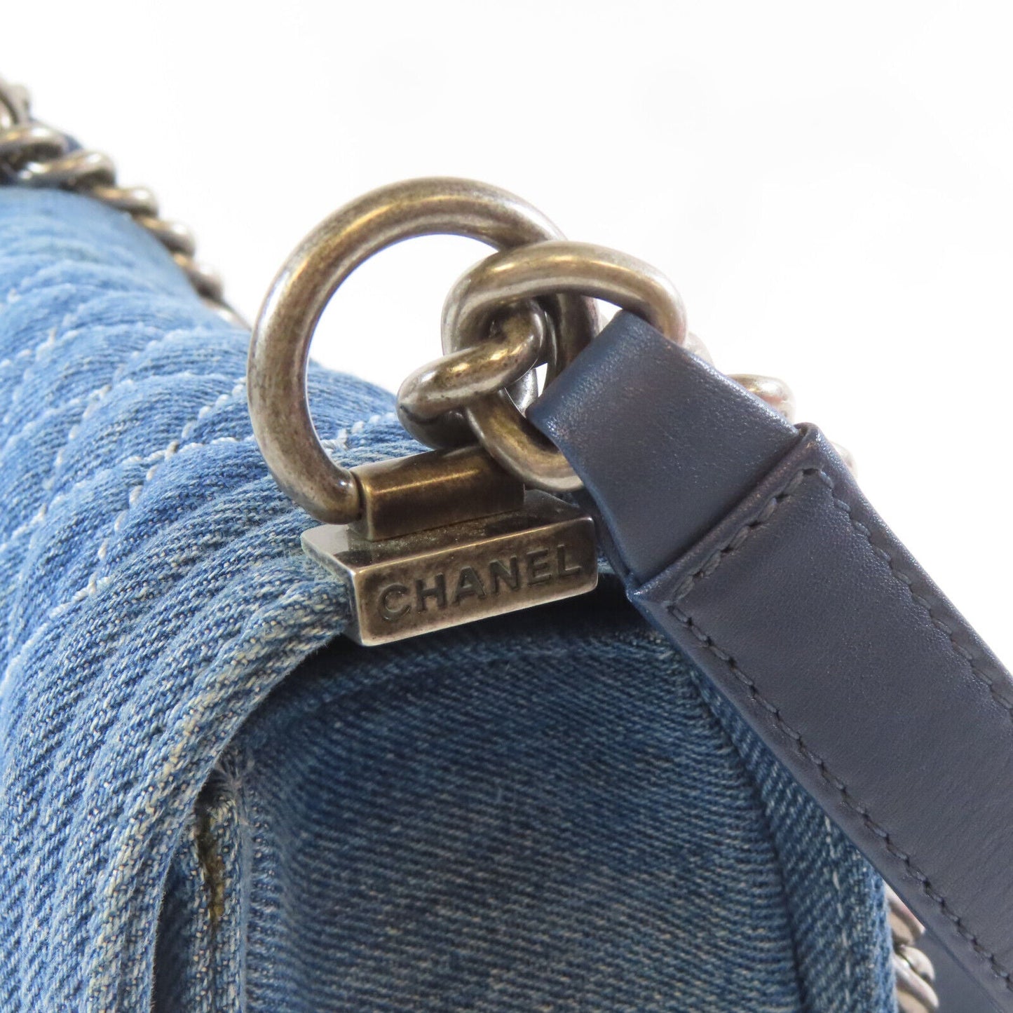 Chanel Quilted Cc Boy 25 Chain Shoulder