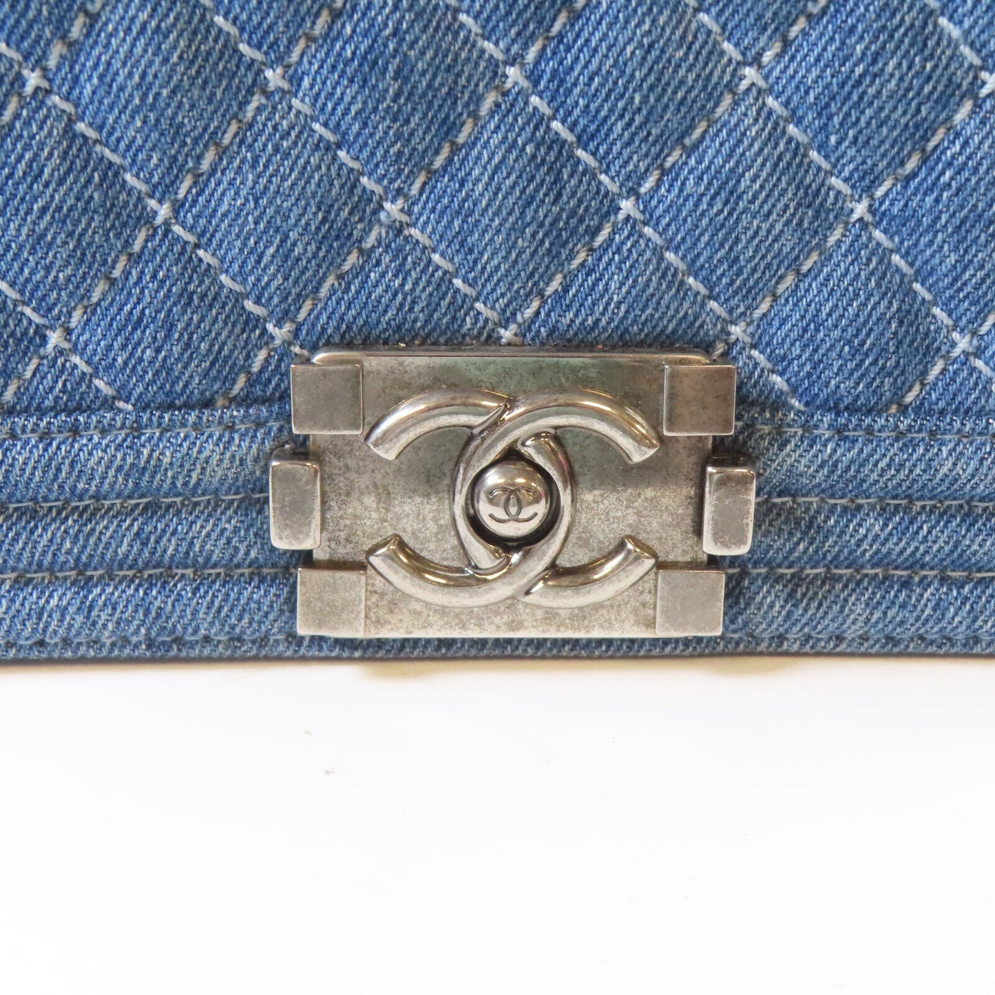Chanel Quilted Cc Boy 25 Chain Shoulder