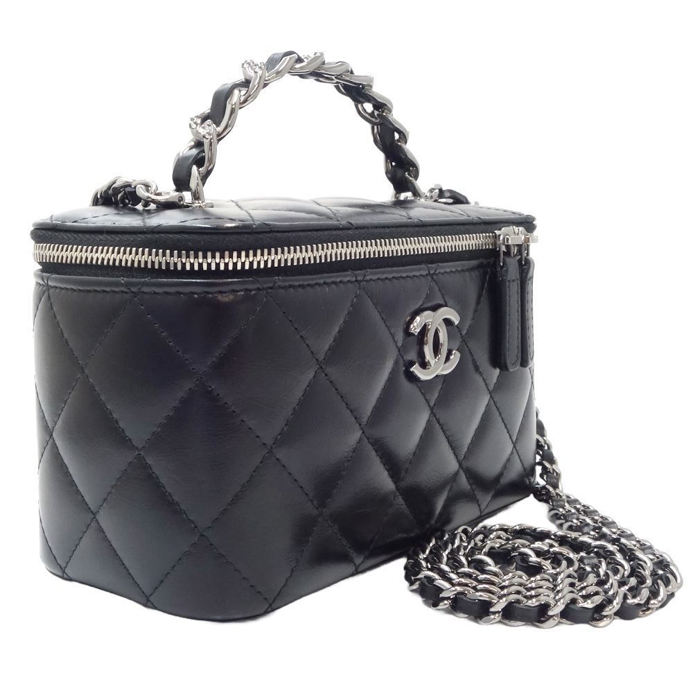 Chanel Shoulder Bag Vanity Matelasse Top