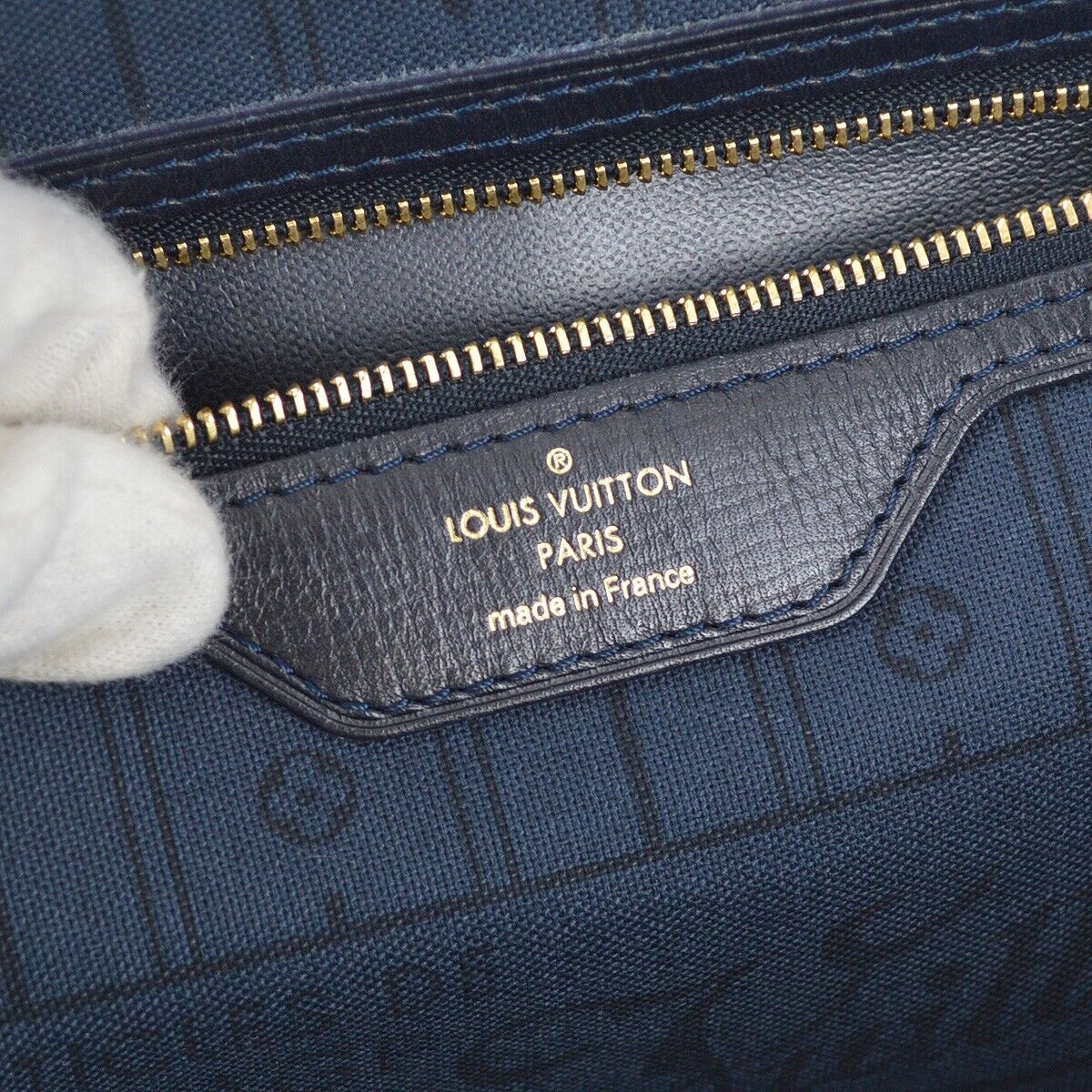 Louis Vuitton Navy Idylle Neverfull Mm