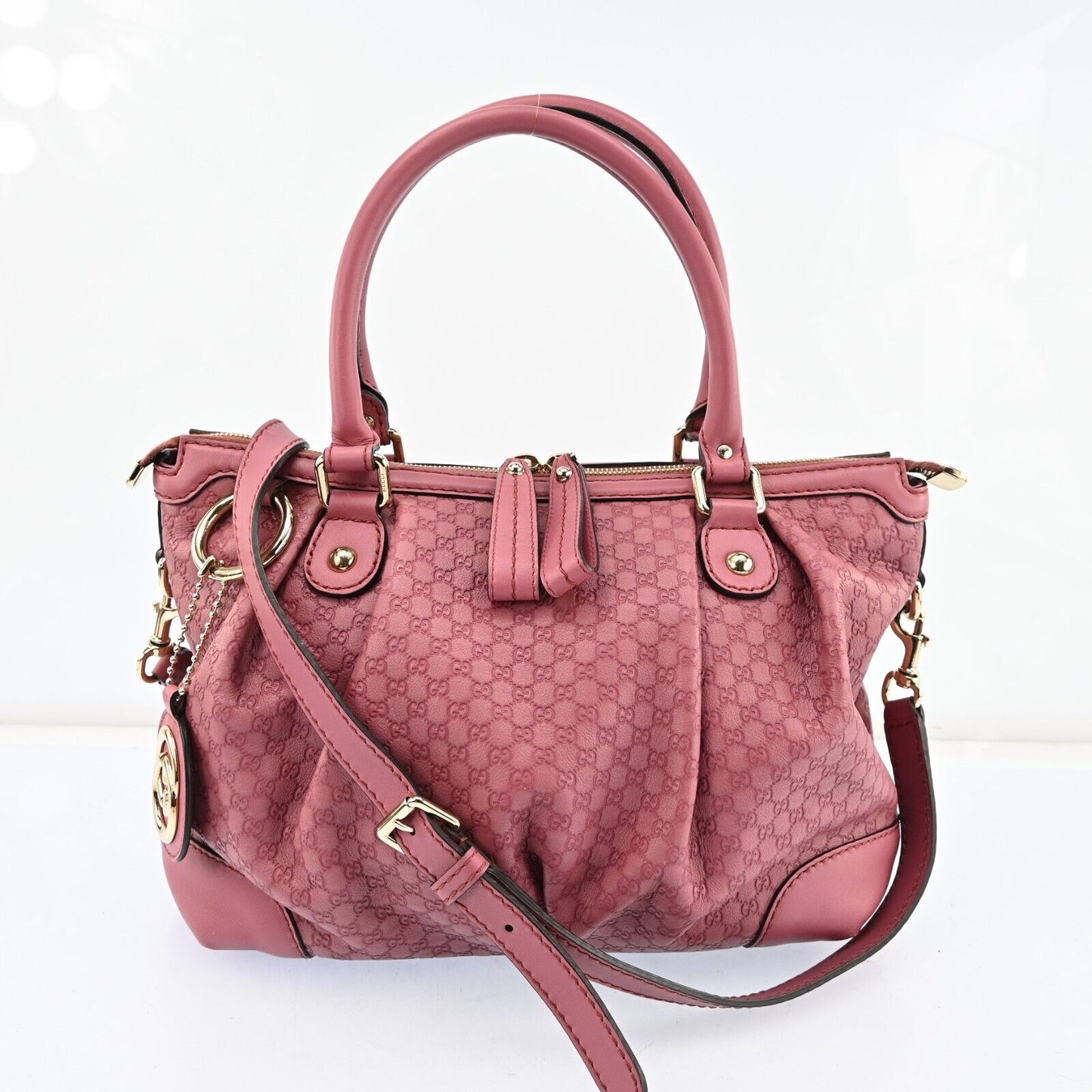 Gucci Sukey Shoulder Tote Bag Gg Leather