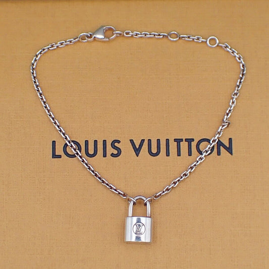 Louis Vuitton Lv Logo Padlock Motif