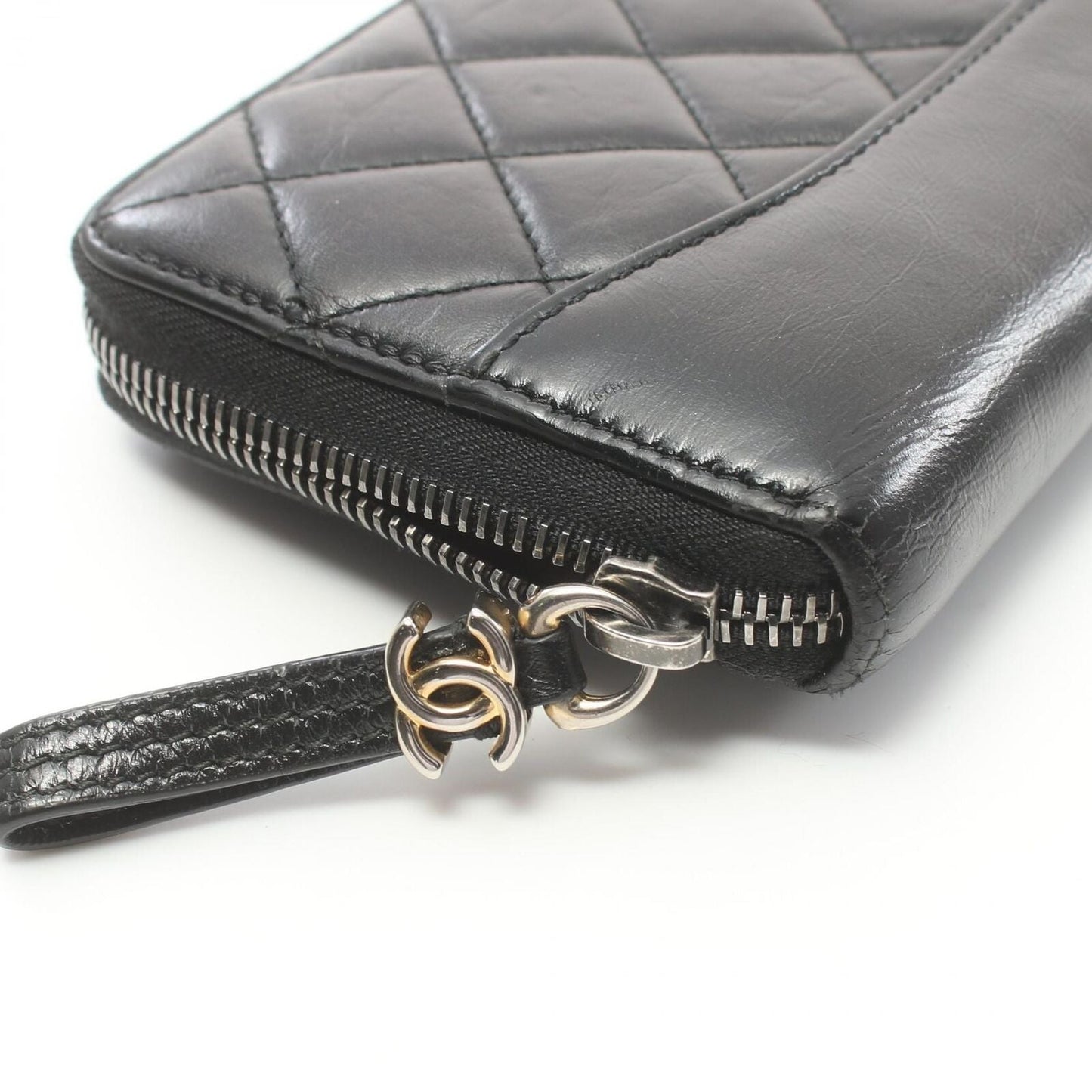 Chanel Matelasse Around Long Wallet