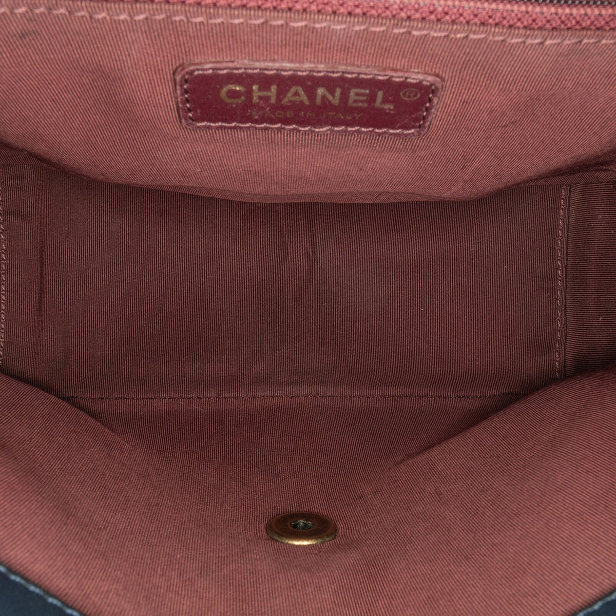 Chanel Small Lambskin Gold Bar Top