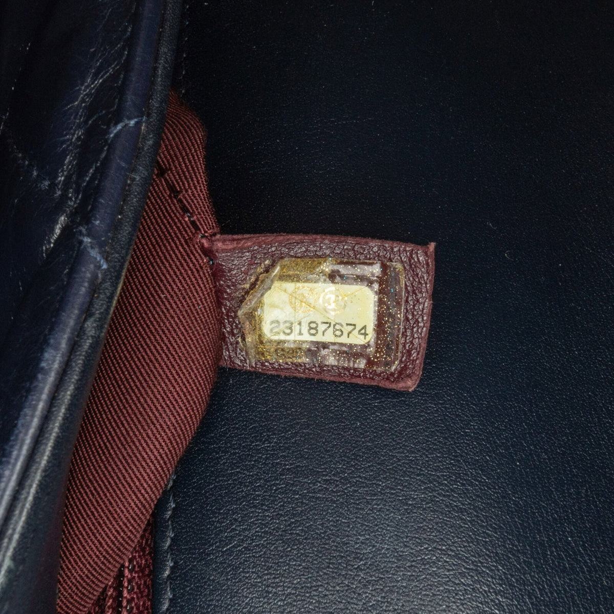 Chanel Small Lambskin Gold Bar Top