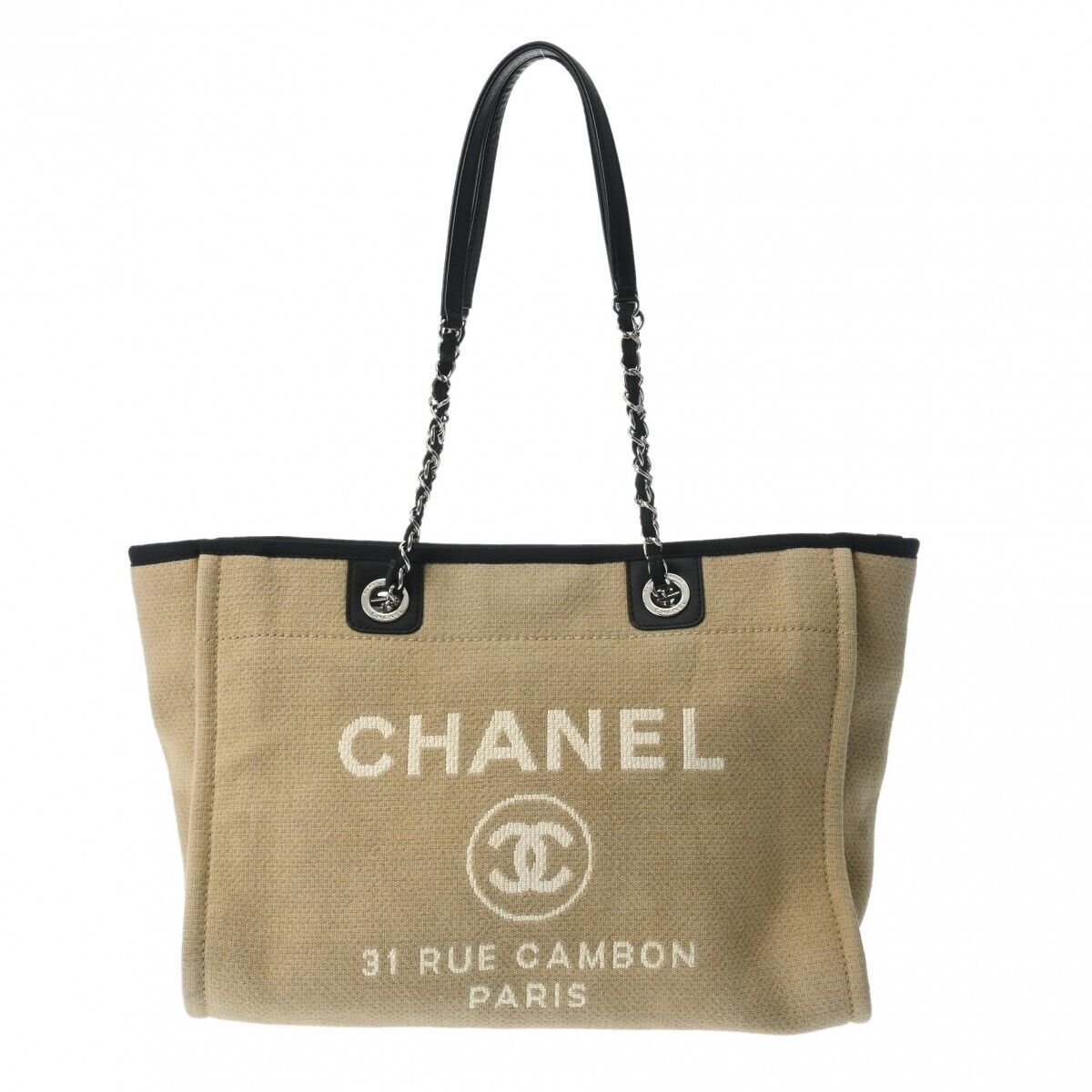 Chanel Deauville Chain Tote Bag