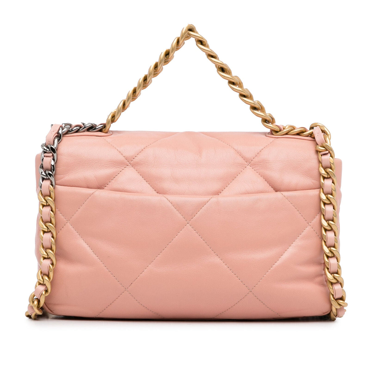 Chanel Medium Lambskin 19 Flap Pink