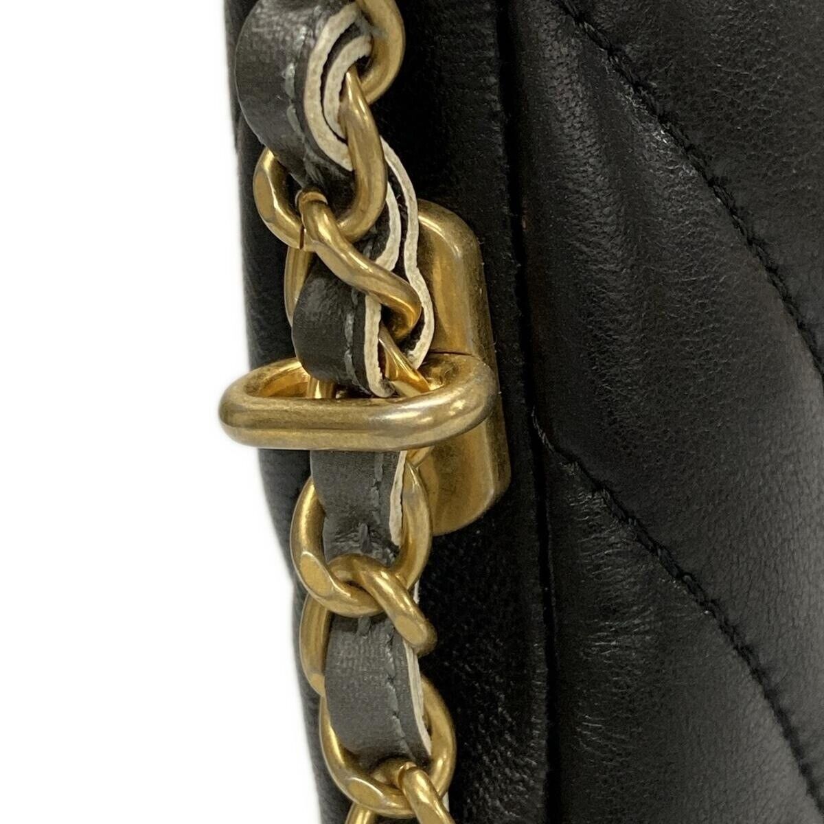Chanel V Stitch (Chevron) - Black