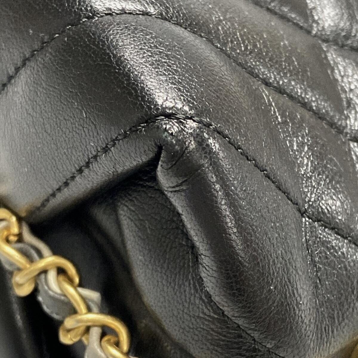 Chanel V Stitch (Chevron) - Black