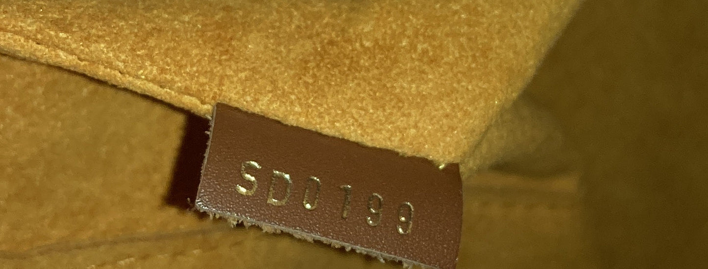 Louis Vuitton V Tote Canvas And Leather