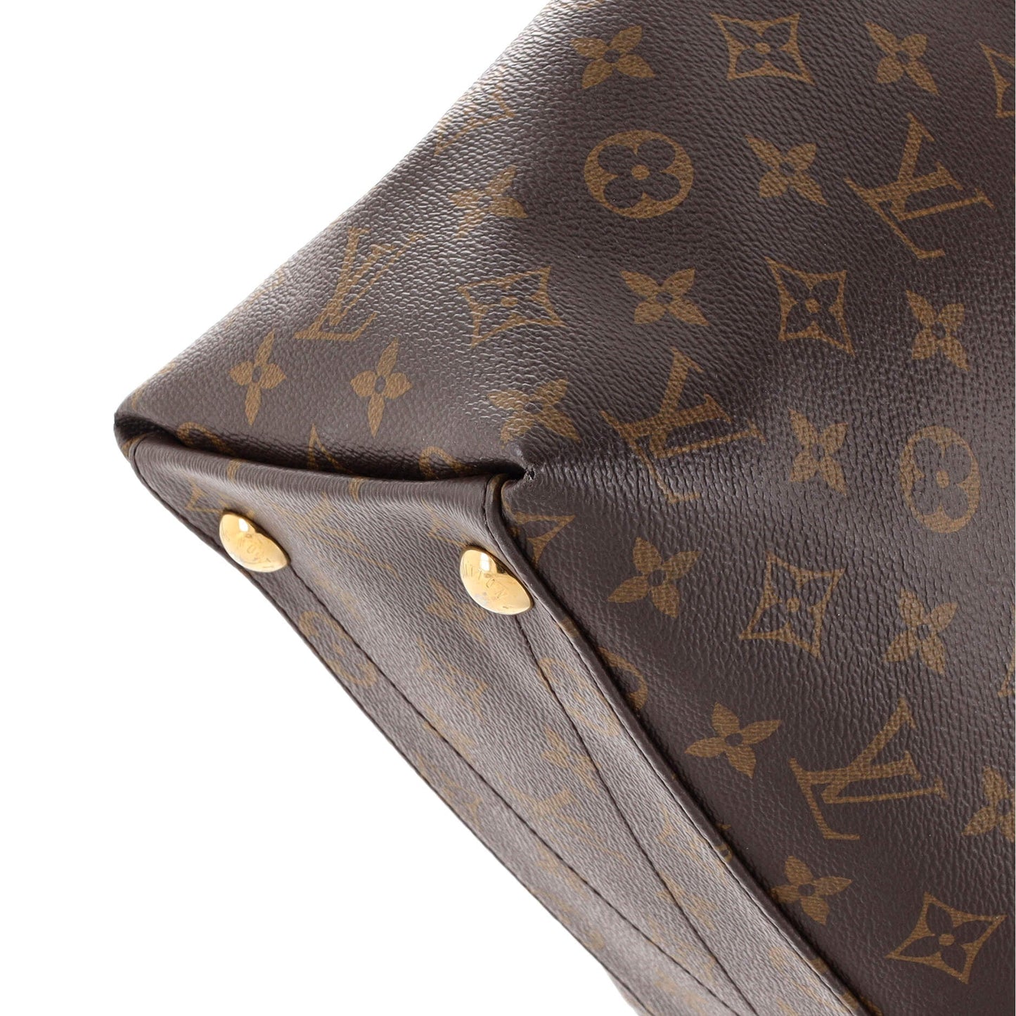 Louis Vuitton V Tote Canvas And Leather
