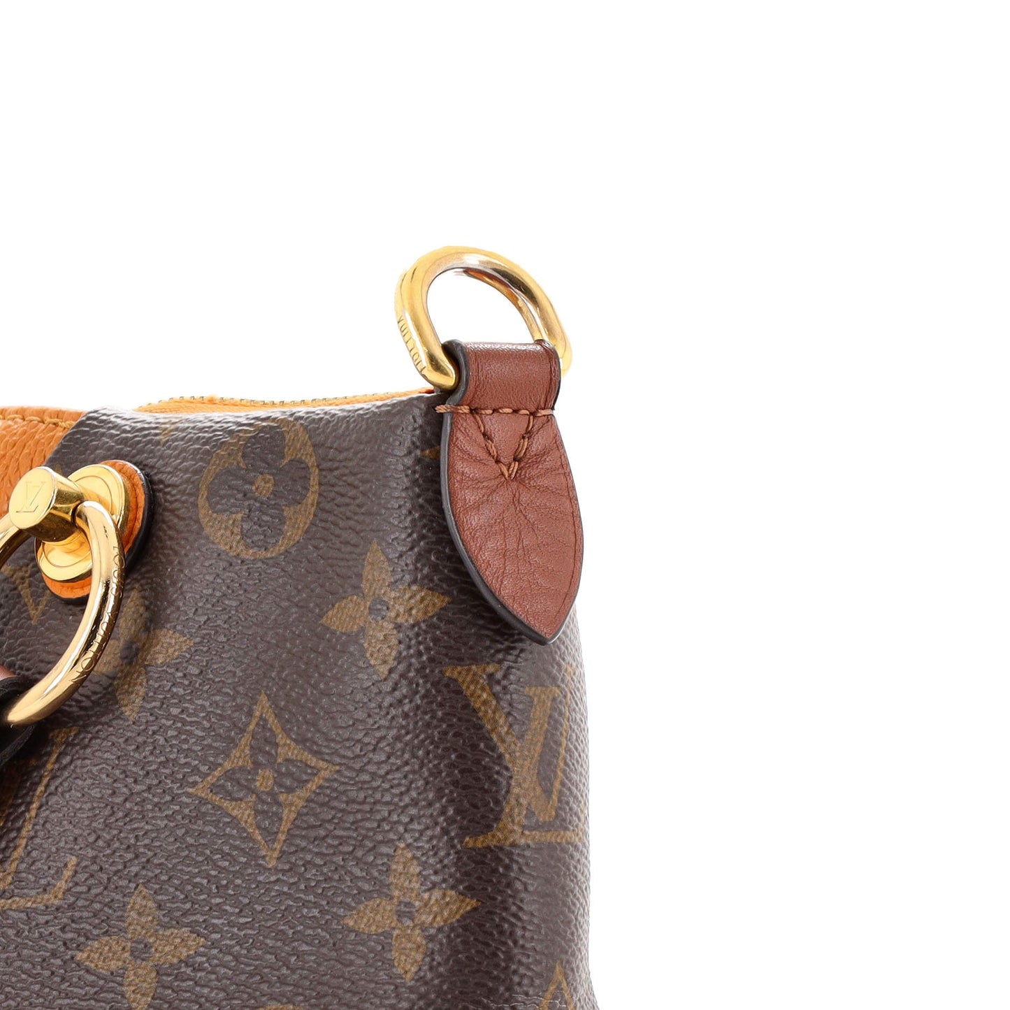 Louis Vuitton V Tote Canvas And Leather