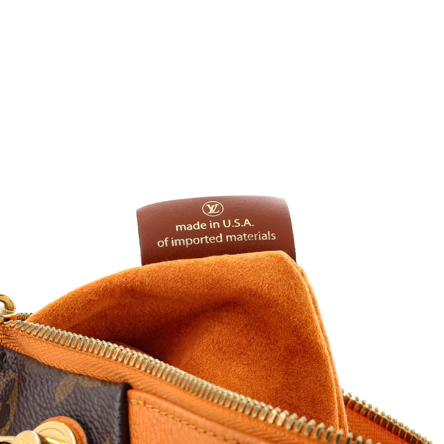 Louis Vuitton V Tote Canvas And Leather