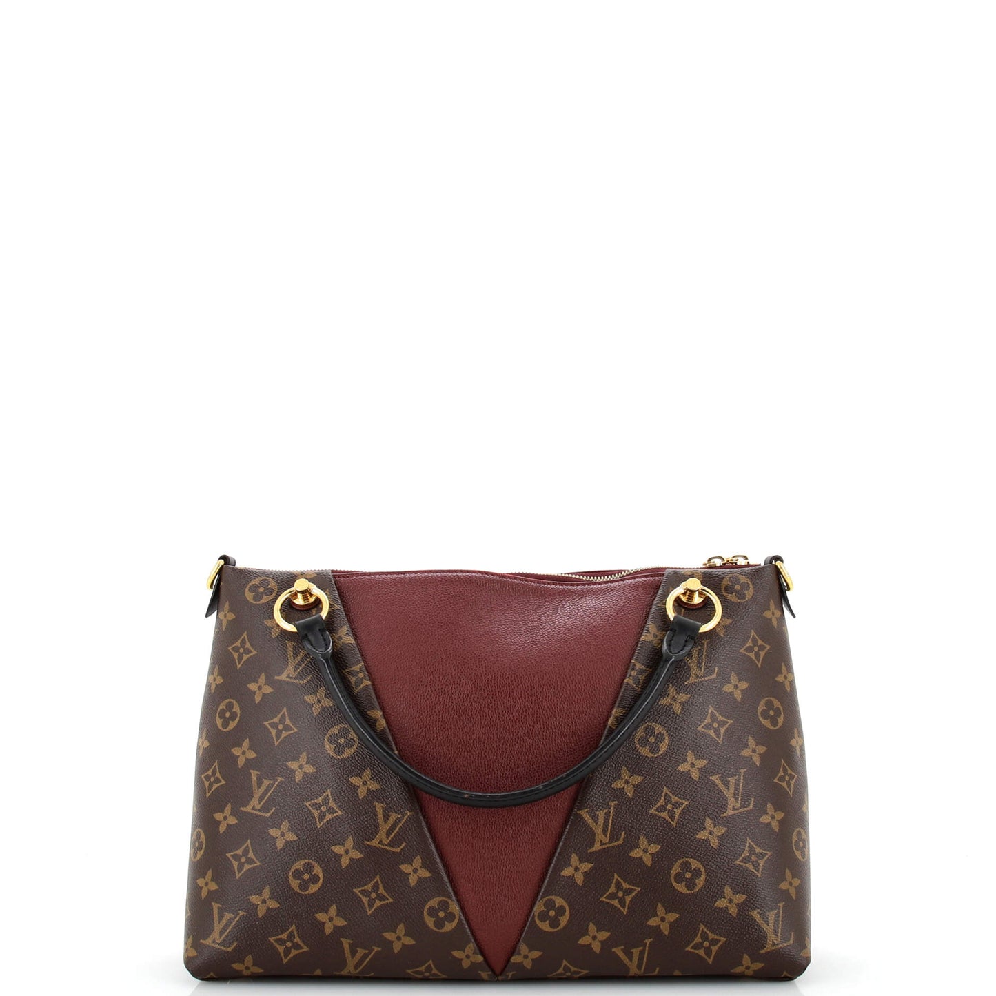 Louis Vuitton V Tote Canvas And Leather