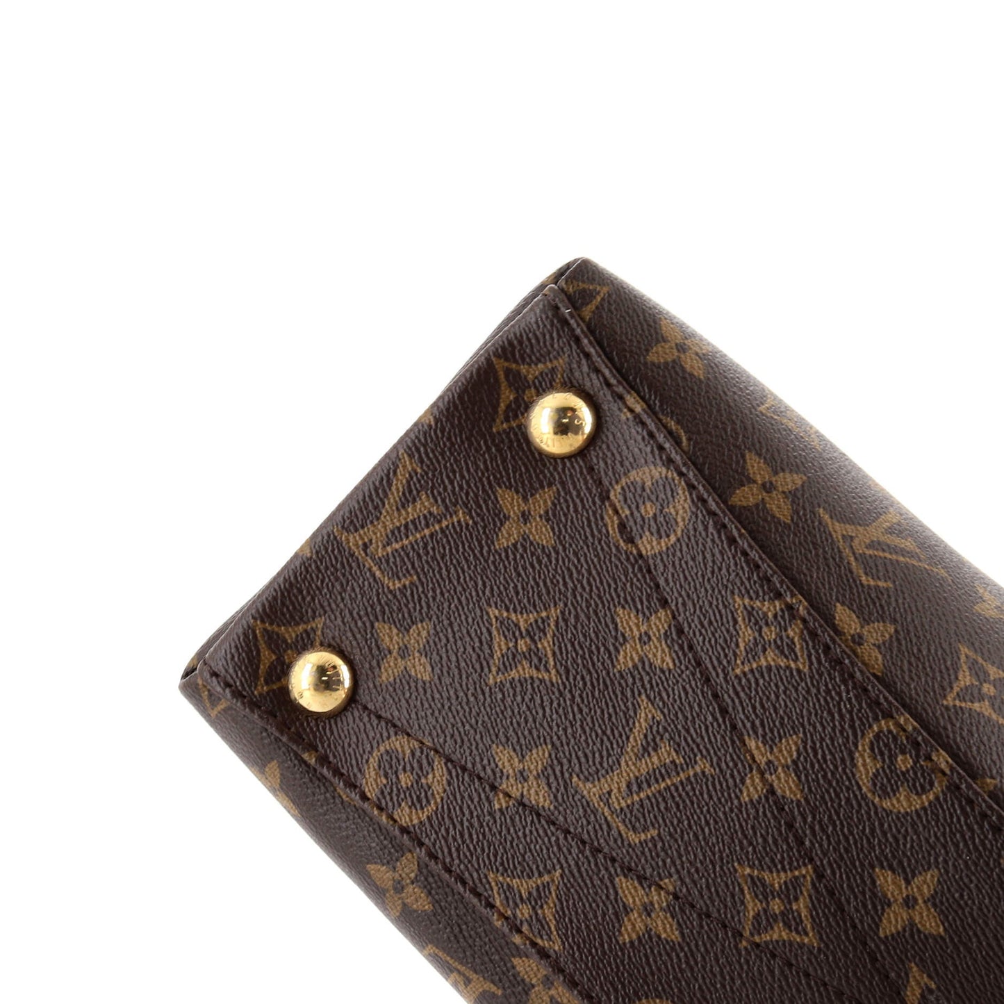 Louis Vuitton V Tote Canvas And Leather