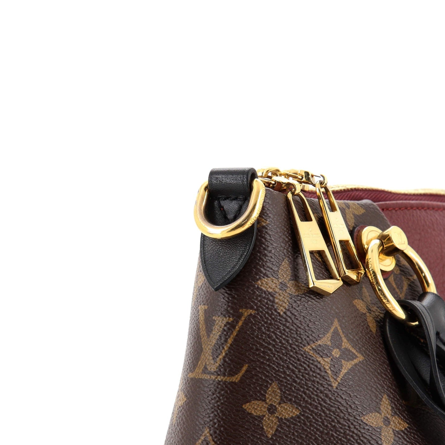Louis Vuitton V Tote Canvas And Leather