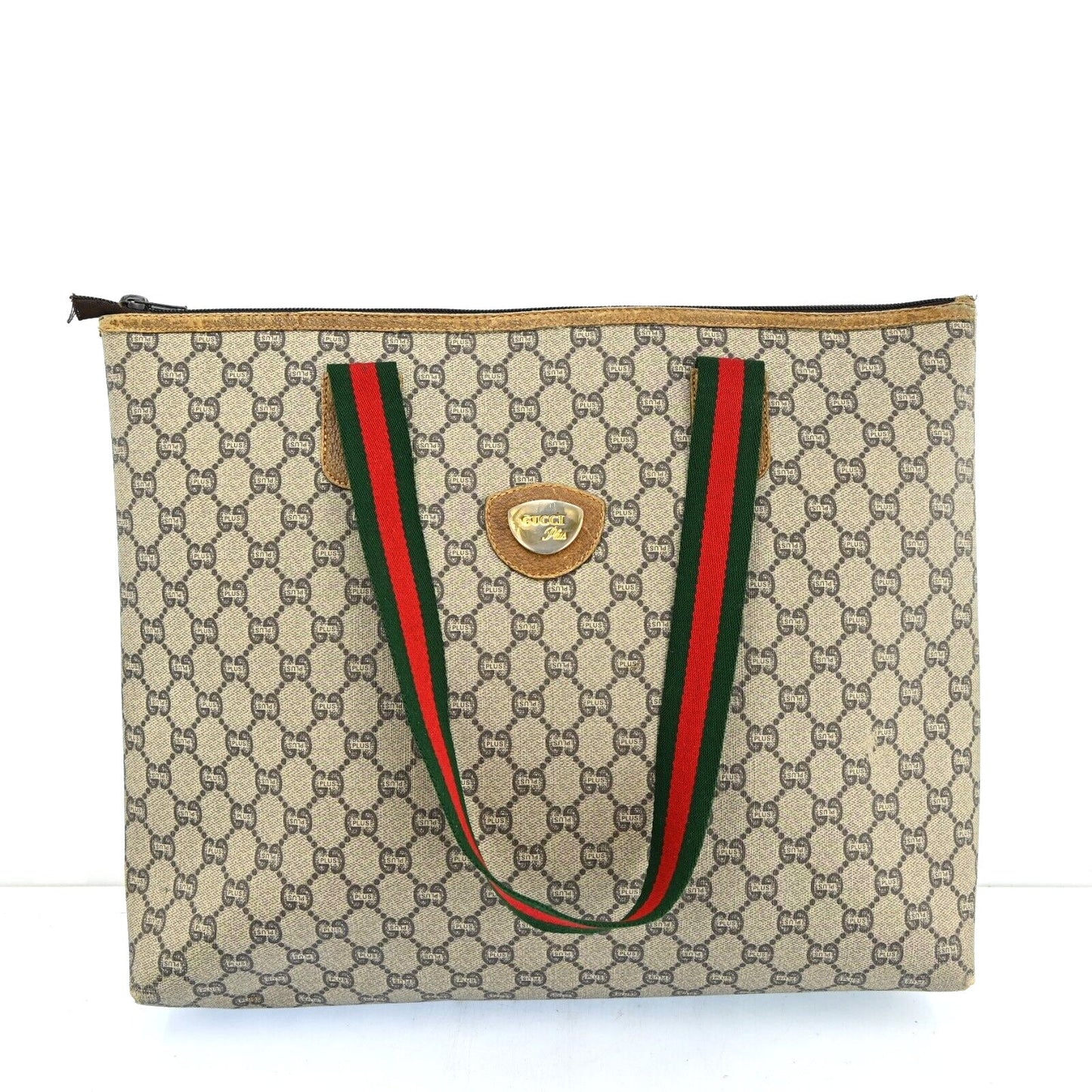 Gucci Plus Tote Bag Sherry Line Browns