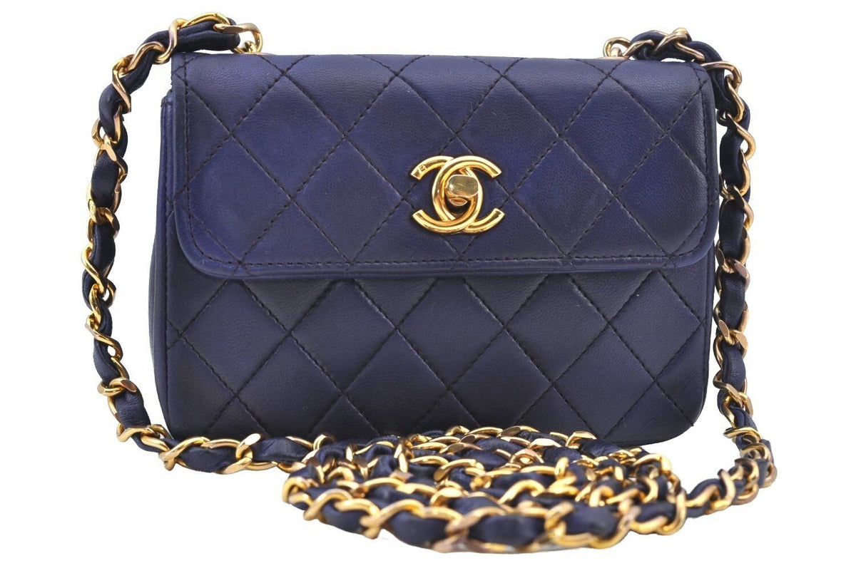 Chanel Lamb Skin Mini Matelasse