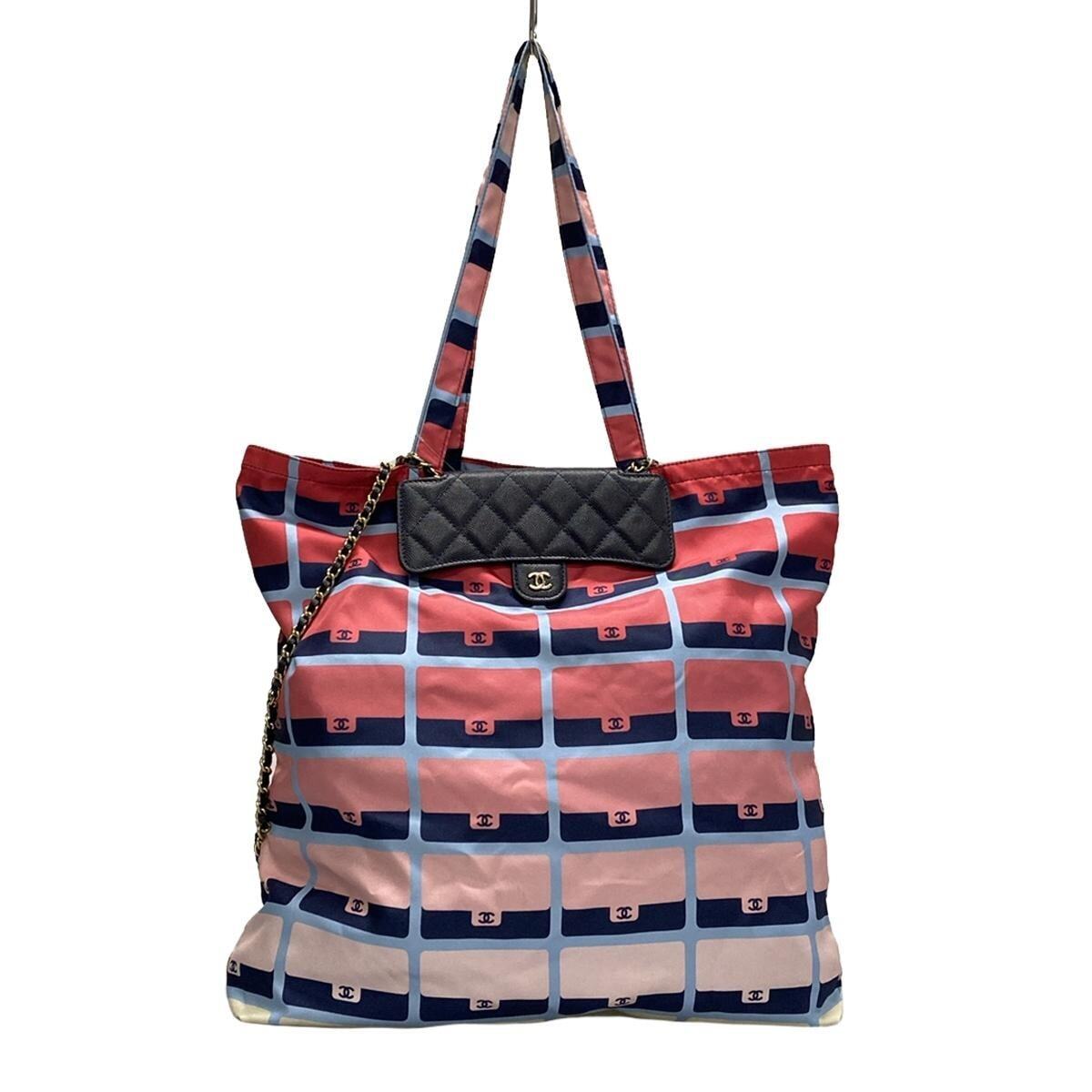 Chanel Matelasse Pink Black Multi