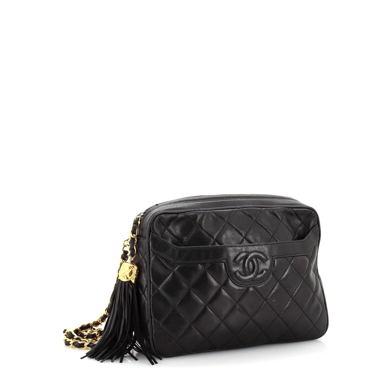 Chanel Vintage Camera Tassel Bag Quilted