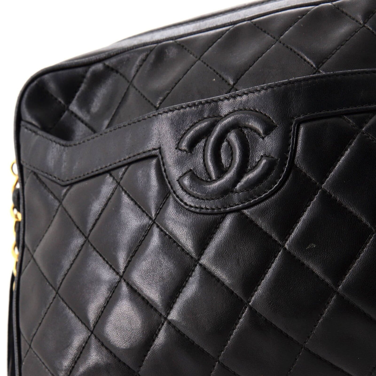 Chanel Vintage Camera Tassel Bag Quilted