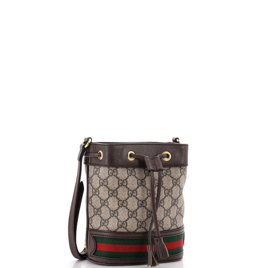 Gucci Ophidia Bucket Bag Gg Coated