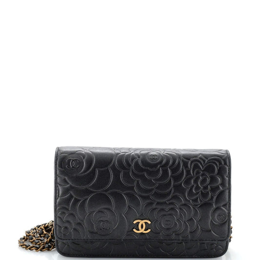 Chanel Wallet On Chain Camellia Lambskin