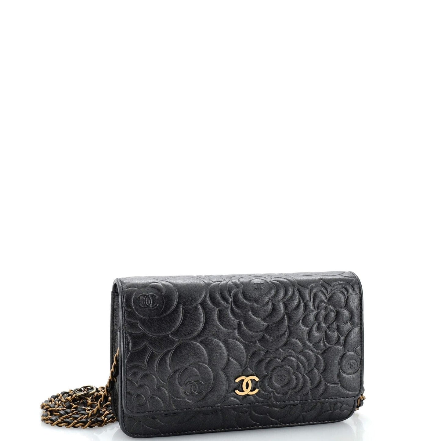 Chanel Wallet On Chain Camellia Lambskin