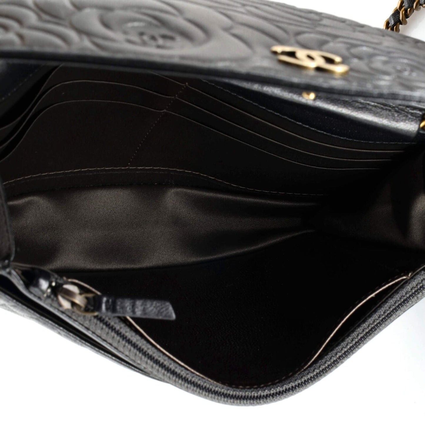 Chanel Wallet On Chain Camellia Lambskin