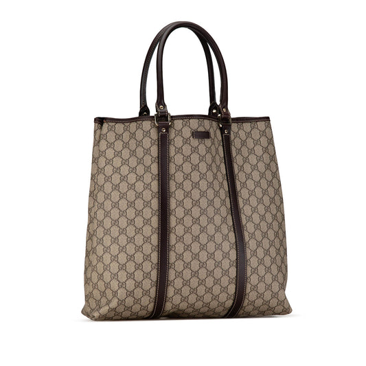 Gucci Gg Supreme Joy Tote Brown