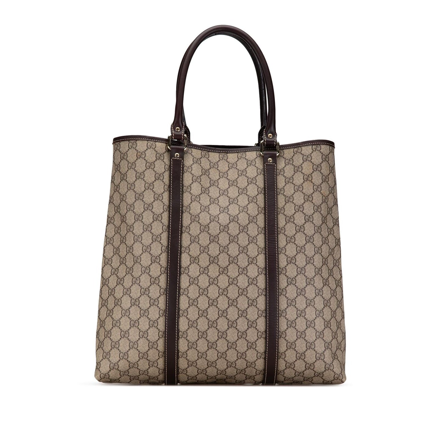 Gucci Gg Supreme Joy Tote Brown