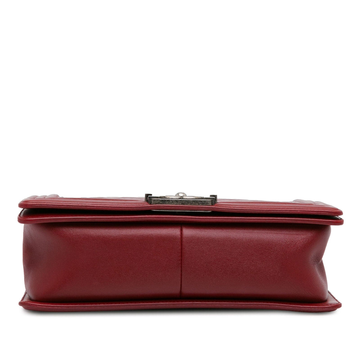 Chanel Medium Lambskin Boy Flap Red