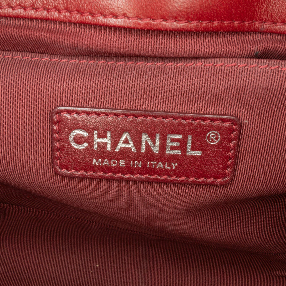 Chanel Medium Lambskin Boy Flap Red