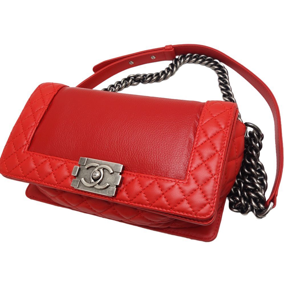Chanel Shoulder Bag Boy Chain Lambskin
