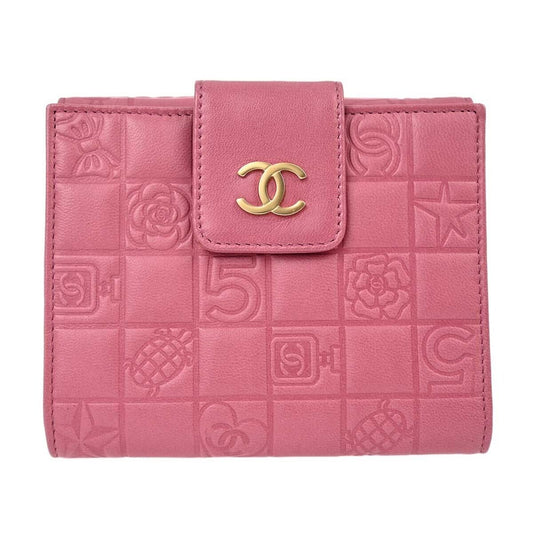 Chanel Pink Icon Bifold Wallet
