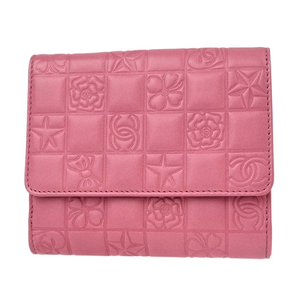 Chanel Pink Icon Bifold Wallet