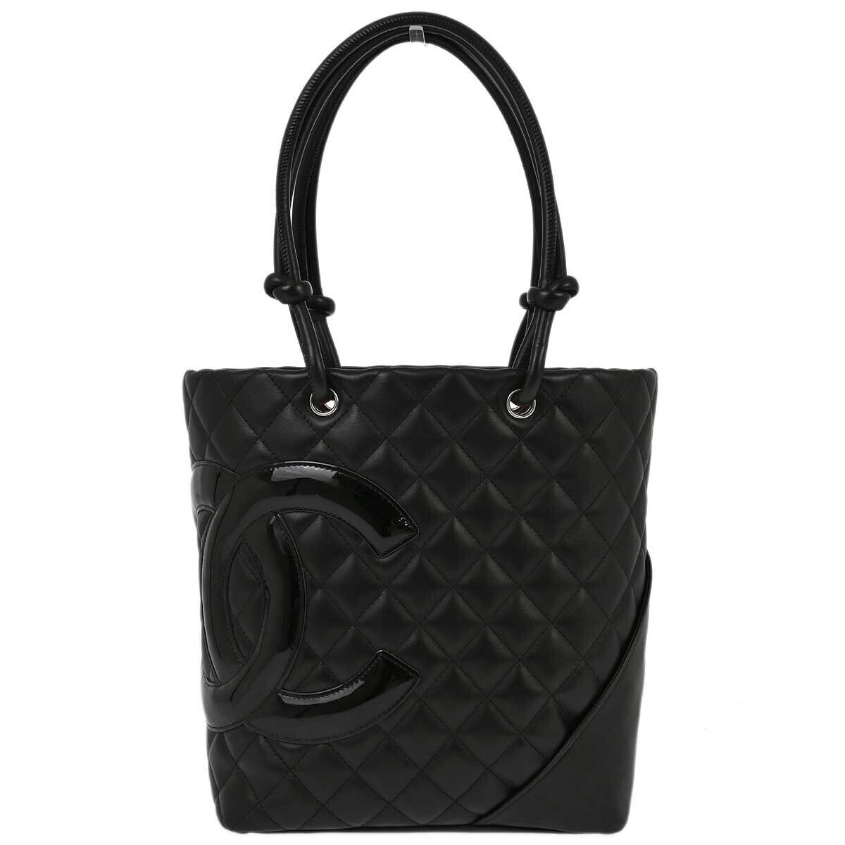 Chanel Black Calfskin Cambon Ligne Tote