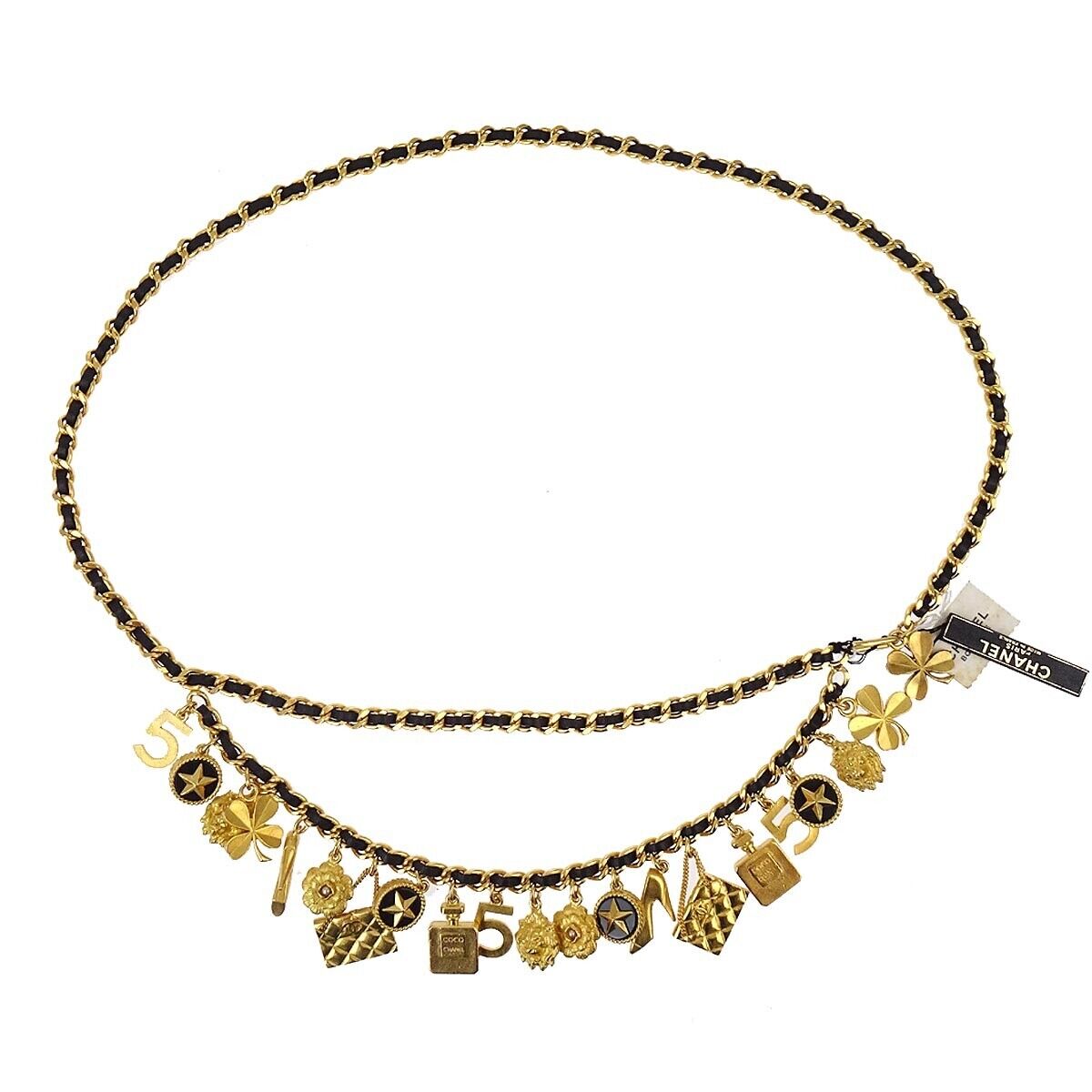 Chanel Icon Chain Waist Belt 95P Small