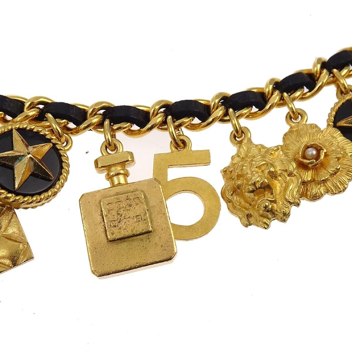 Chanel Icon Chain Waist Belt 95P Small