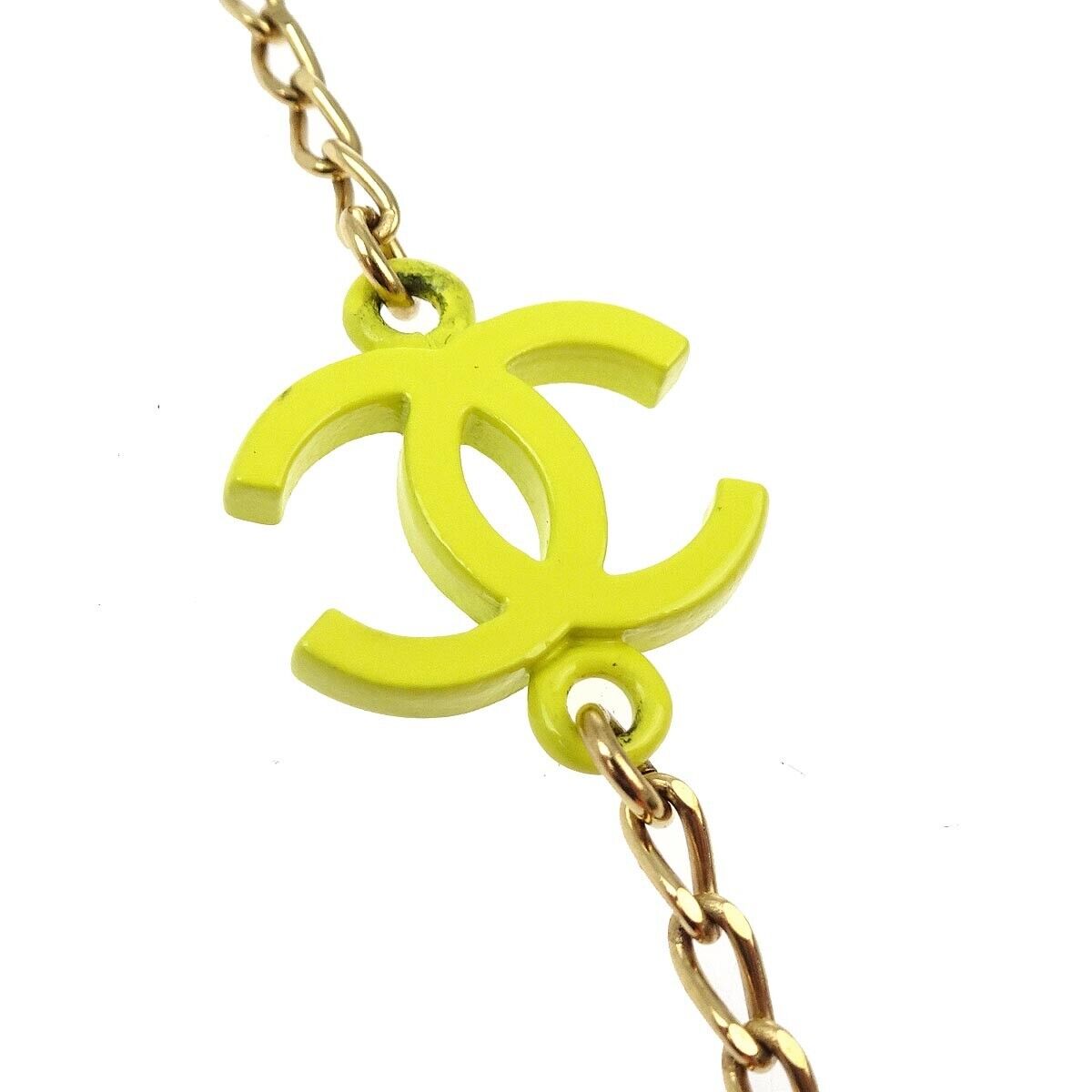 Chanel Gold Cc Pendant Necklace 03S