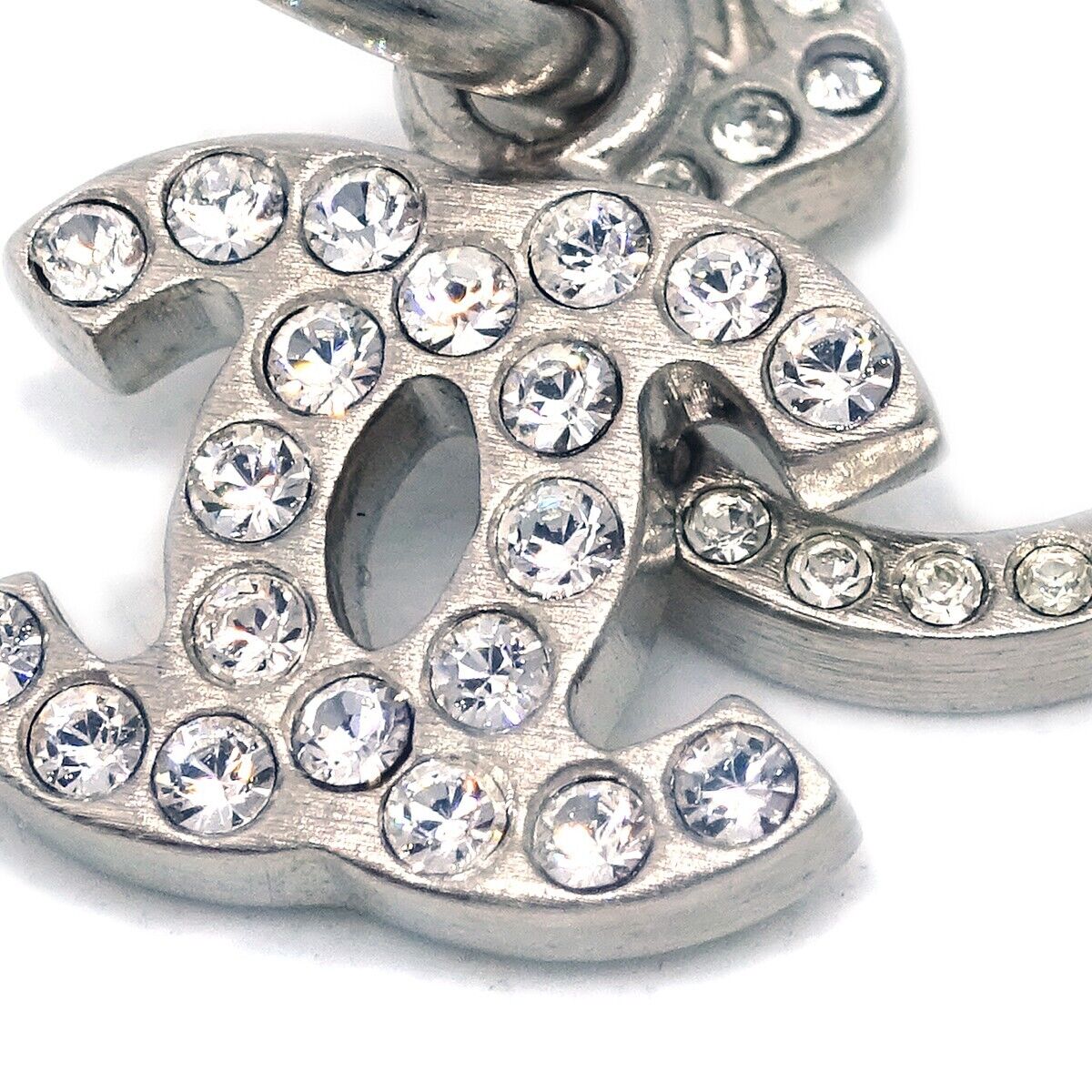 Chanel Heart Dangle Piercing Earrings