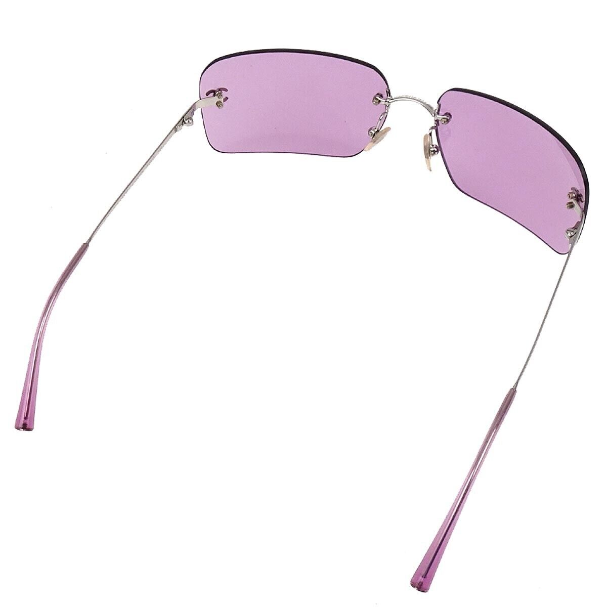 Chanel Sunglasses Eyewear Purple Small