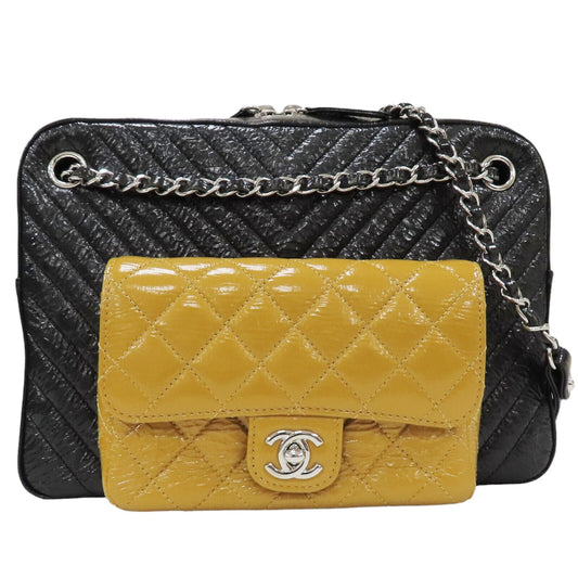 Chanel Grey Yellow Double Camera