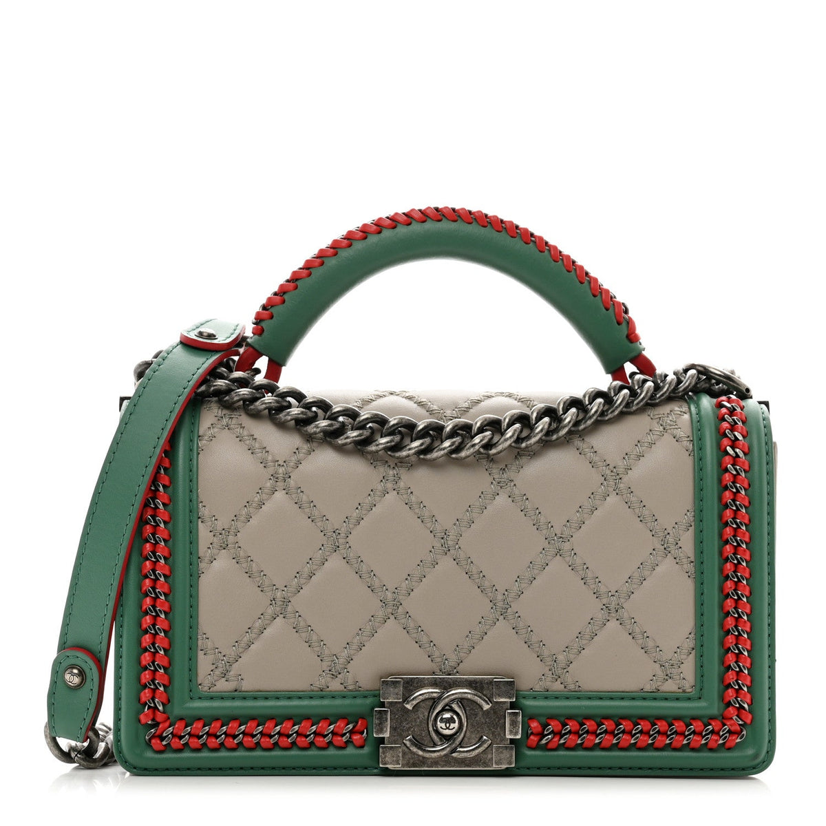 Chanel Lambskin Quilted Medium Top