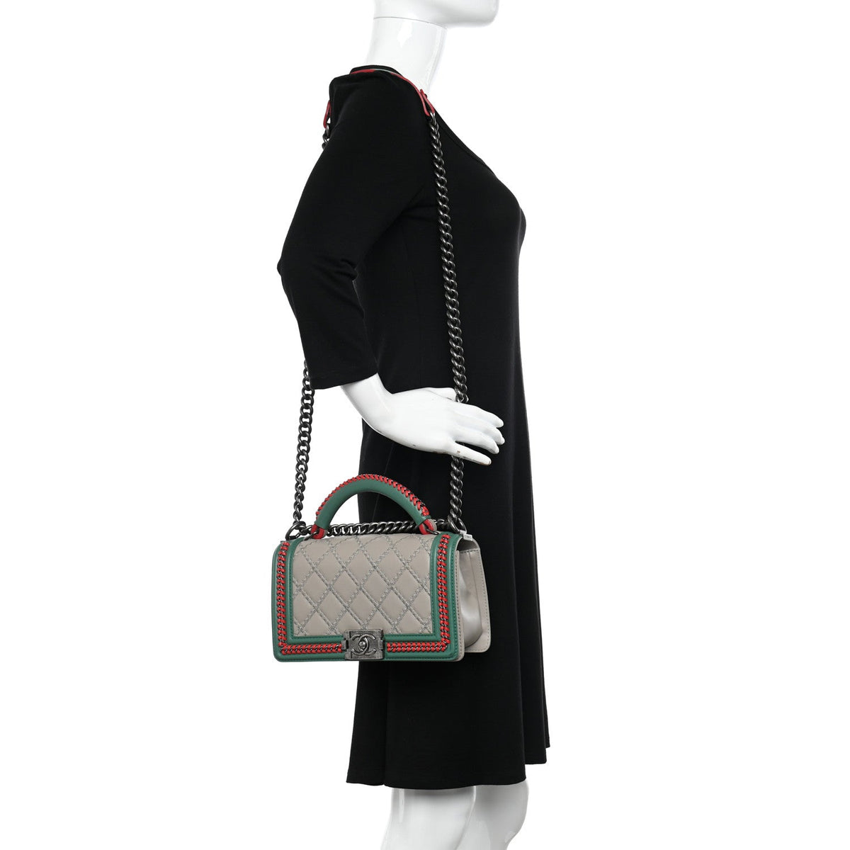 Chanel Lambskin Quilted Medium Top