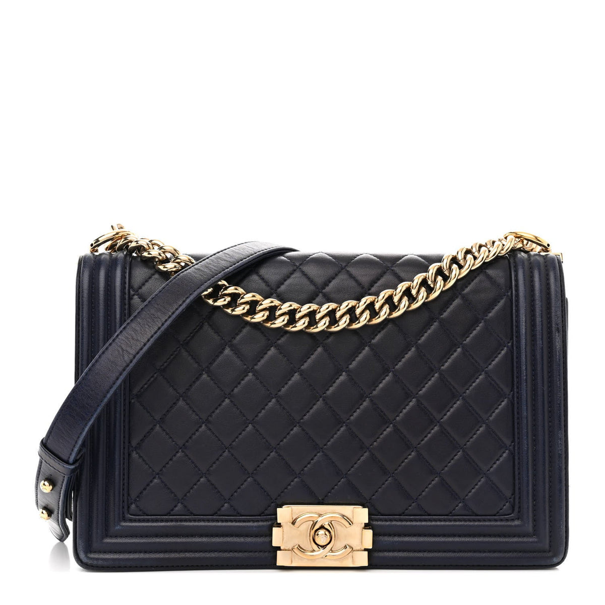 Chanel Lambskin Quilted New Medium Boy