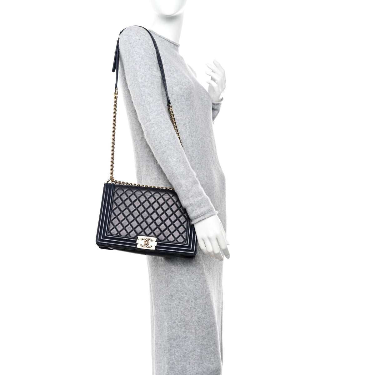 Chanel Lambskin Quilted New Medium Boy