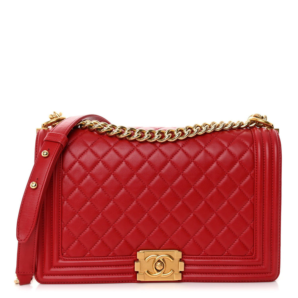 Chanel Lambskin Quilted New Medium Boy