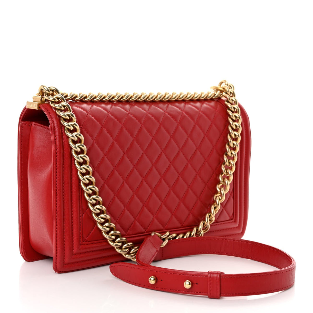 Chanel Lambskin Quilted New Medium Boy